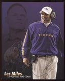 Les Miles Signed 8x10 Photo College NCAA Football Coach Autograph LSU