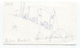 Arturo Brachetti Signed 3x5 Index Card Autographed Signature Quick Change Artist