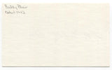 Buddy Blair Signed 3x5 Index Card Baseball Autographed Signature Athletics