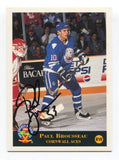 1994 Classic Pro Paul Brousseau Signed Card Hockey NHL Autograph AUTO #152