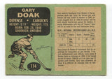 1970-71 O-Pee-Chee OPC Gary Doak Signed NHL Hockey Card Autographed AUTO #114