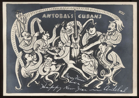 Antobal's Cubans Signed Cover Art Photo from 1932 Autographed Original Photo