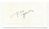 Edouard Pignon Signed Card Autographed Signature French Artist Painter