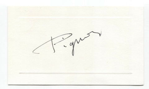 Edouard Pignon Signed Card Autographed Signature French Artist Painter