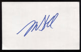Mia St. John Signed 5x8 Inch Index Card HUGE Autographed Boxing Champ