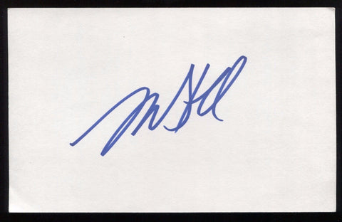 Mia St. John Signed 5x8 Inch Index Card HUGE Autographed Boxing Champ