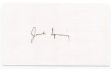 Jack Spring Signed 3x5 Index Card Autographed Baseball Philadelphia Phillies