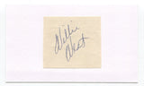Willie West Signed Cut Index Card Autographed Football NFL Buffalo Bills