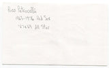 Rico Petrocelli Signed 3x5 Index Card Autographed MLB Baseball Boston Red Sox