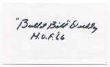 Bullet Bill Dudley Signed 3x5 Index Card Autographed NFL Football Steelers HOF