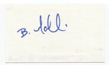 Brigitte Gall Signed 3x5 Index Card Autographed Signature Actress Comedian