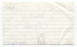 Eugene Clark Signed 3x5 Index Card Autographed Signature Actor Land of the Dead