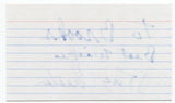 Raymond Chester Signed 3x5 Index Card Autographed Signature Football Raiders