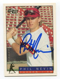 1993-94 Fleer Excel Phil Nevin Signed Card Baseball RC Autograph AUTO #207