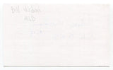 Bill Virdon Signed 3x5 Index Card Autograph Baseball MLB Pittsburgh Pirates