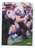1995 Signature Rookies Mark Bruner Signed Card Football NFL Autographed #14