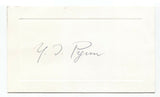 Byeon Yeong-tae Signed Card Autographed Signature South Korea Prime Minister