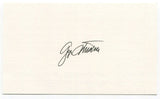 George "Doc" Medich Signed 3x5 Index Card Autographed Baseball New York Yankees