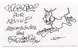 Brad Anderson Signed 3x5 Index Card Autographed Signature Cartoonist Marmaduke
