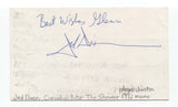 Jed Dixon Signed 3x5 Index Card Autographed Signature Actor