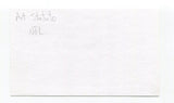 Art Statuto Signed 3x5 Index Card Autographed NFL Football Notre Dame