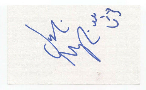 Julianna Margulies Signed 3x5 Index Card Autographed Actress ER The Good Wife