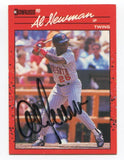 1990 Donruss Al Newman Signed Card Baseball Autographed AUTO #506