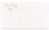 Jim Skaggs Signed 3x5 Index Card Autographed NFL Football Philadelphia Eagles