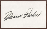Eleanor Parker  Signed Index Card Autographed Signature Auto