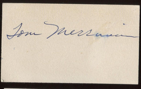 Tom Merriman Signed Card  Autographed Orchestra AUTO Signature Piano