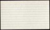 Howard W Cannon Signed Index Card 3x5 Autographed Signature AUTO
