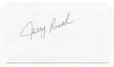 Jerry Rush Signed 3x5 Index Card Autographed NFL Football Detroit Lions