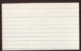 Dean Rusk Signed Index Card Autographed Signature AUTO Secretary of State