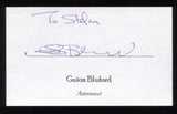 Guion Bluford Signed 3x5 Index Card Signature Autographed NASA Astronaut Space