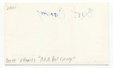 Derek Edwards Signed 3x5 Index Card Autographed Signature Comedian Actor
