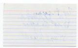 Raymond Chester Signed 3x5 Index Card Autographed Signature Football Raiders