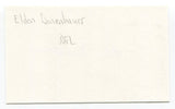 Eldon Danerhauer Signed 3x5 Index Card Autographed Football NFL Denver Broncos