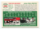 1994 Topps Archives 1954 Leroy Wheat Signed Card Baseball Autographed AUTO #244