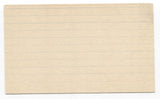 Skeeter Kell Signed 3x5 Index Card Baseball Autographed Philadelphia Athletics