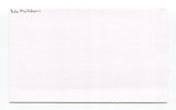 Bob McAdams Signed Cut Index Card Autographed Football New York Jets