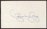 Virginia Grey Signed Index Card Signature Autographed AUTO