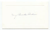 Mary Brooks Picken Signed Card Autographed Signature Author Sewing