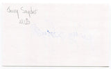 Jerry Snyder Signed 3x5 Index Card Autographed MLB Baseball Washington Senators