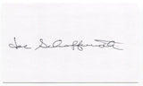 Joe Schaffernoth Signed 3x5 Index Card Autographed MLB Baseball Chicago Cubs