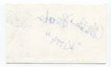 Christine Brooks Signed 3x5 Index Card Autographed Actress Chicago