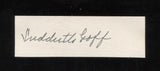 Sudduth Goff (d. 1965) Artist Signed Card Autographed AUTO Signature Painter