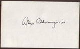 Alan Schlesinger Signed Index Card Autographed Signature AUTO