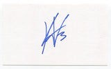 Kolbrin Vitek Signed 3x5 Index Card Autograph Baseball Red Sox 1st Round Draft