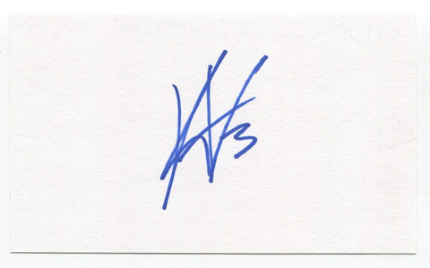 Kolbrin Vitek Signed 3x5 Index Card Autograph Baseball Red Sox 1st Round Draft