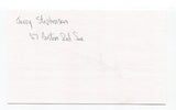 Jerry Stephenson Signed 3x5 Index Card Autographed MLB Baseball Boston Red Sox